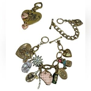 Vintage Juicy Bundle!!! 1 ICONIC Juicy Charm Bracelet, Bracelet, Keychain